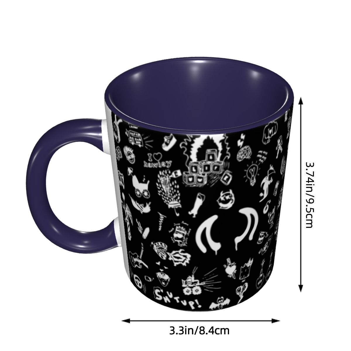 Yungblud Drawings Tattoo Sheet - Coffee Tea Drawing review and price