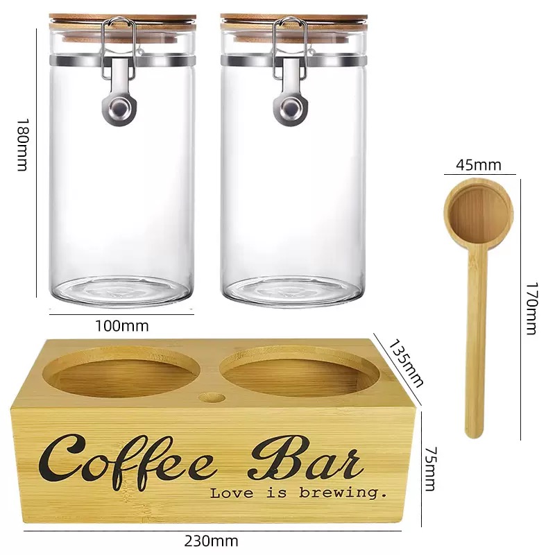 Coffee Storage Jars 2 Pack wit - Coffee Tea Jars review and price