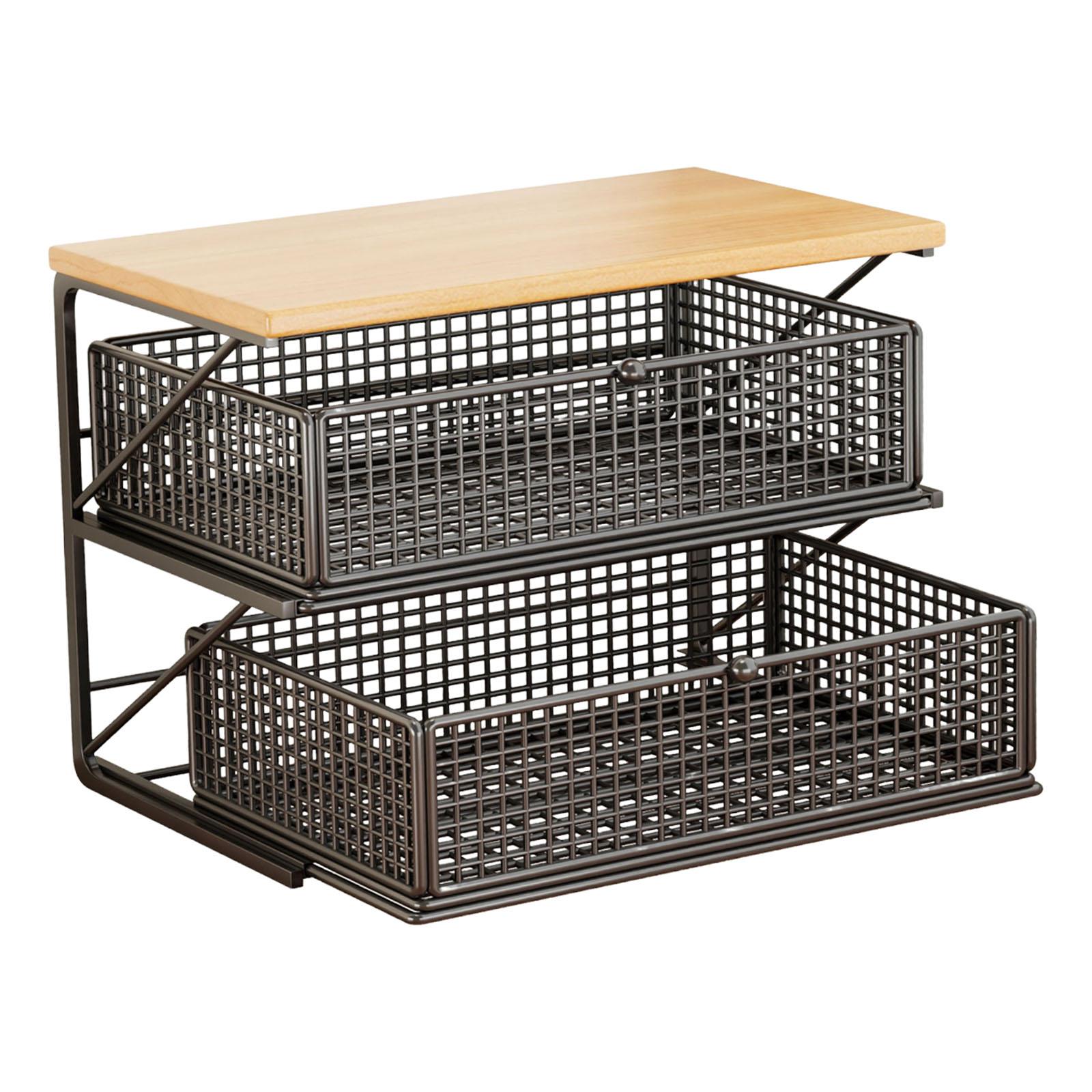 Coffee Bar Organizer Wooden Ir - Coffee Tea Zone review and price