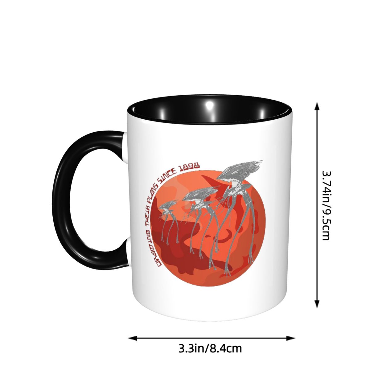War Of The Worlds Drawing Thei - Coffee Tea Drawing review and price
