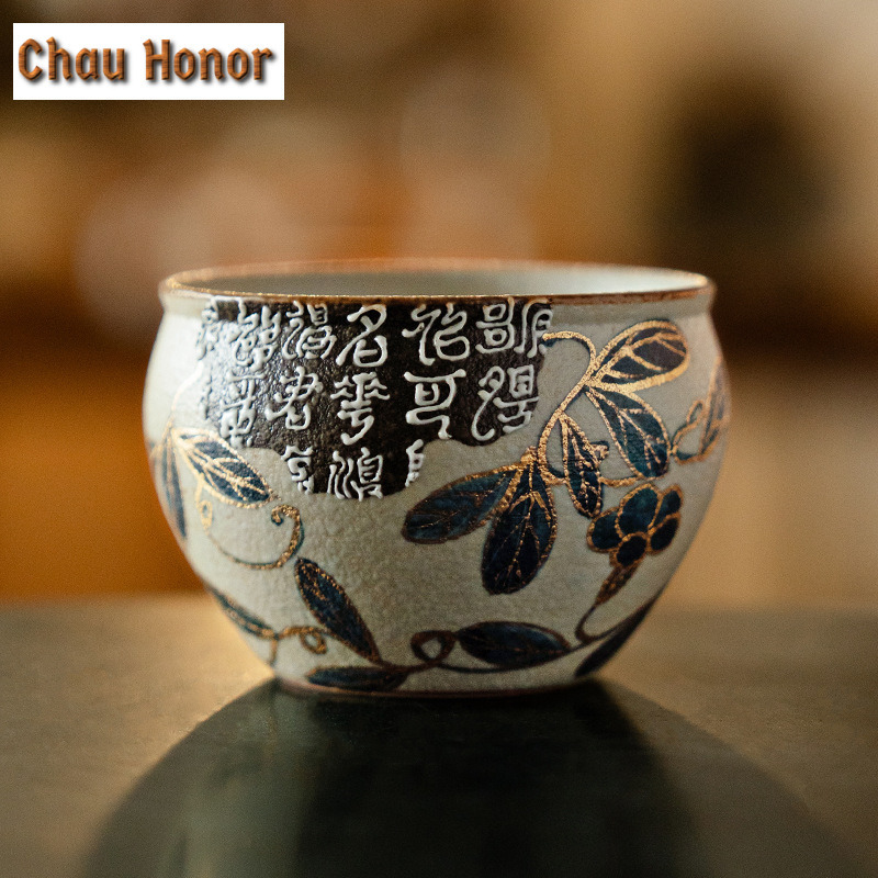 160ml Blue And White Flint Red - Coffee Tea Drawing review and price