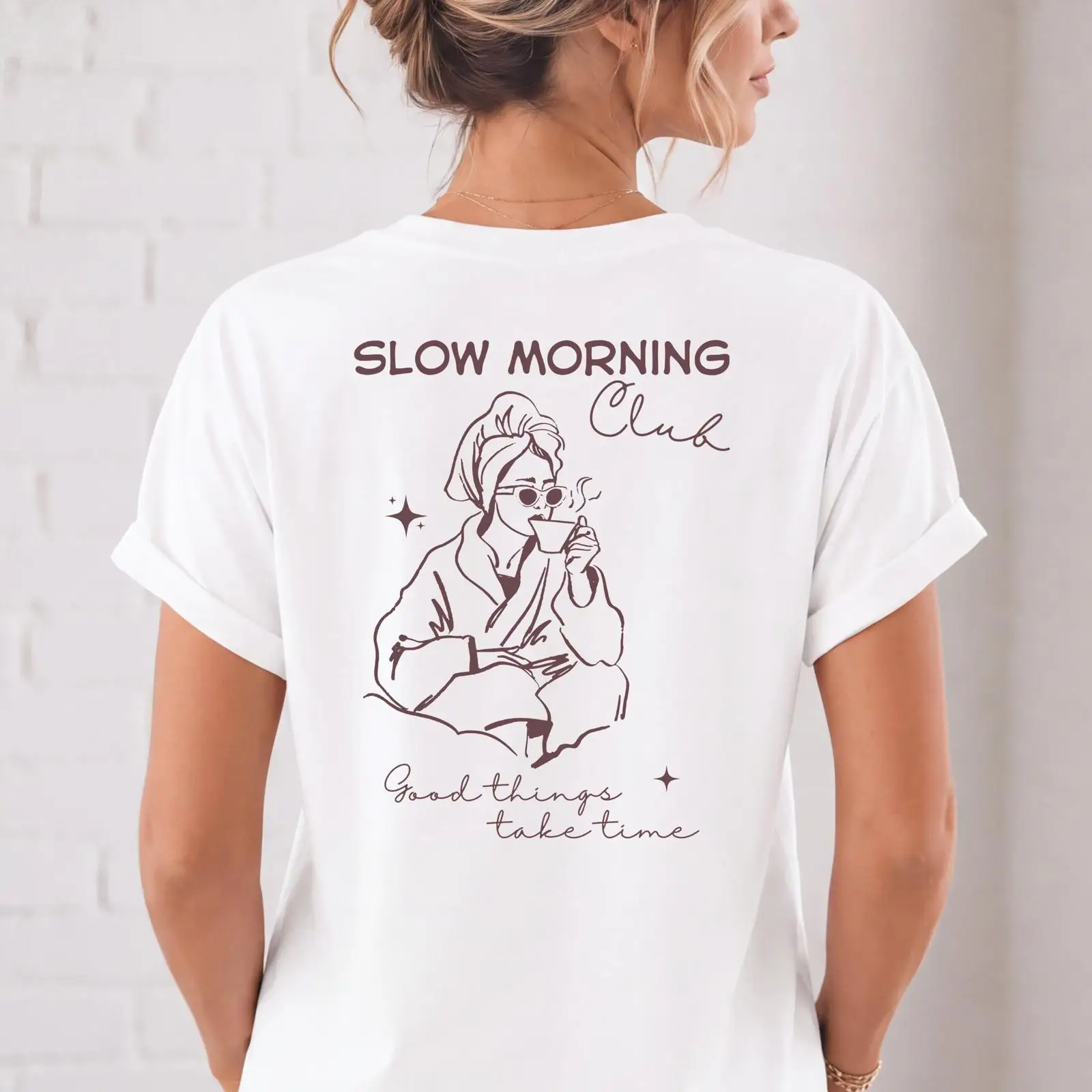 Coffee Club T Shirt Women Slow - Morning Tea Coffee review and price