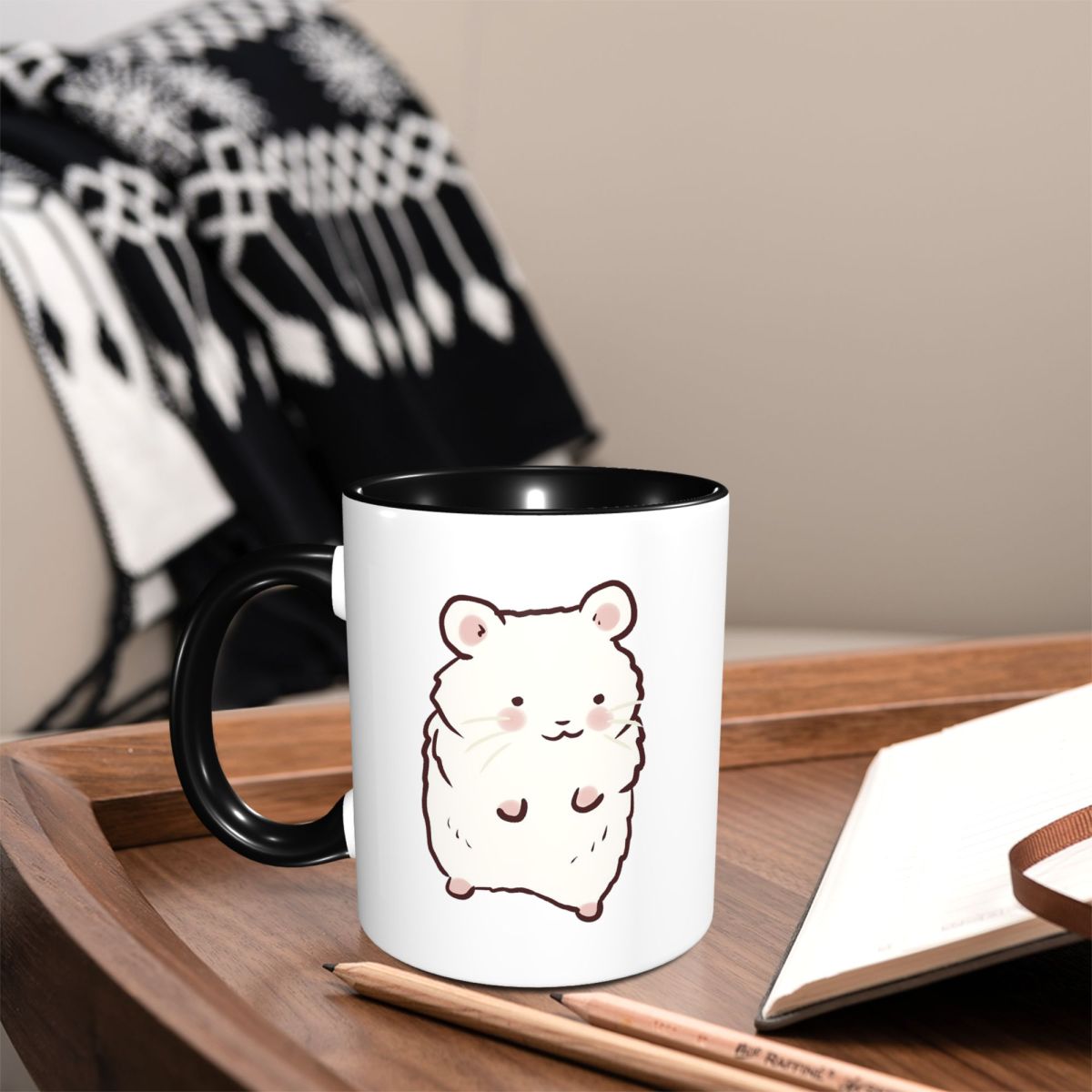 Cute Hamster Drawing Mug Funny - Coffee Tea Drawing review and price