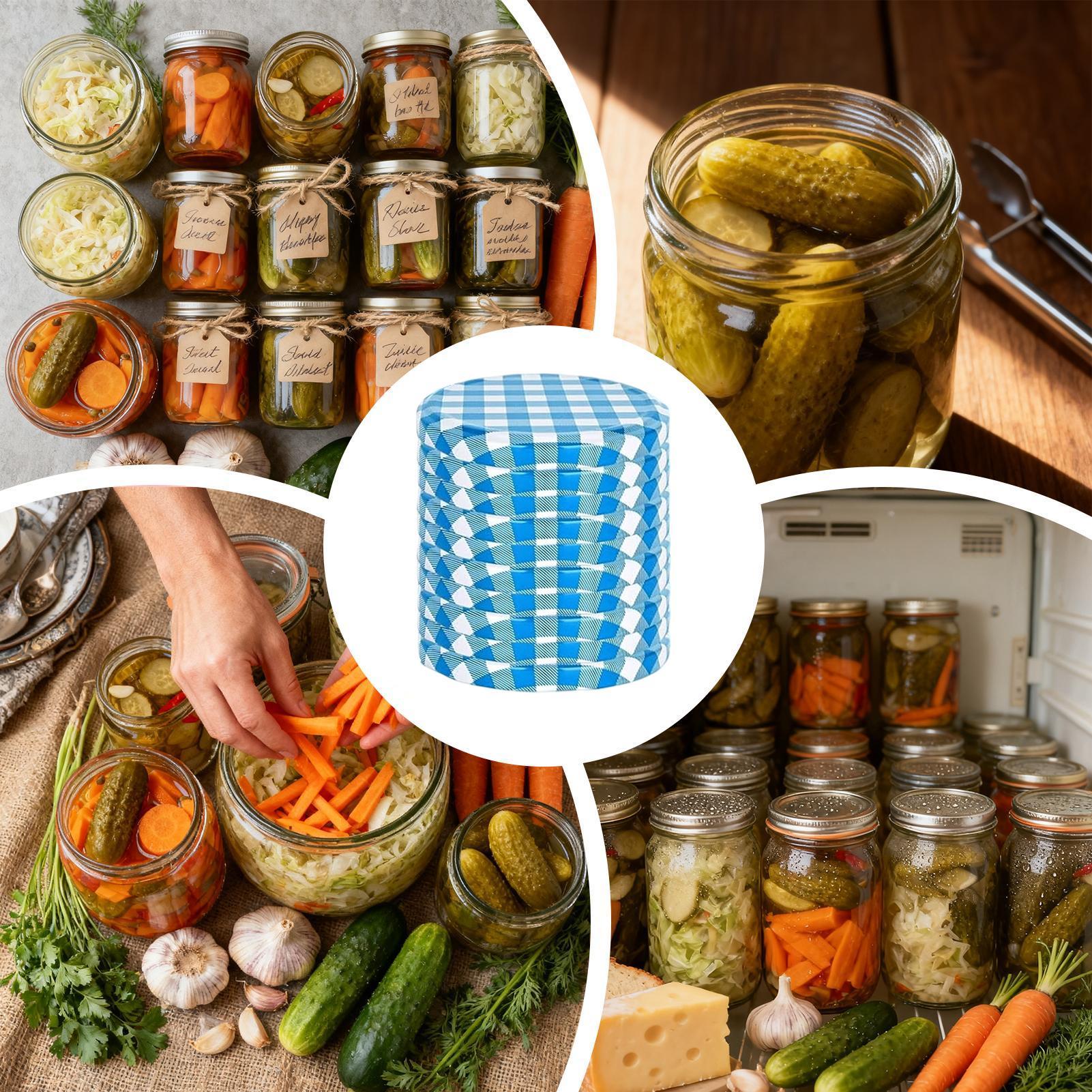 Canning Lids 50 Piece Leak Pro - Coffee Tea Jars review and price