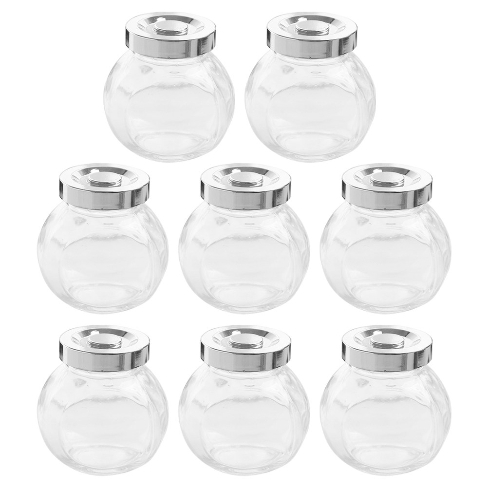 8Pcs Lightweight Portable Glas - Coffee Tea Jars review and price