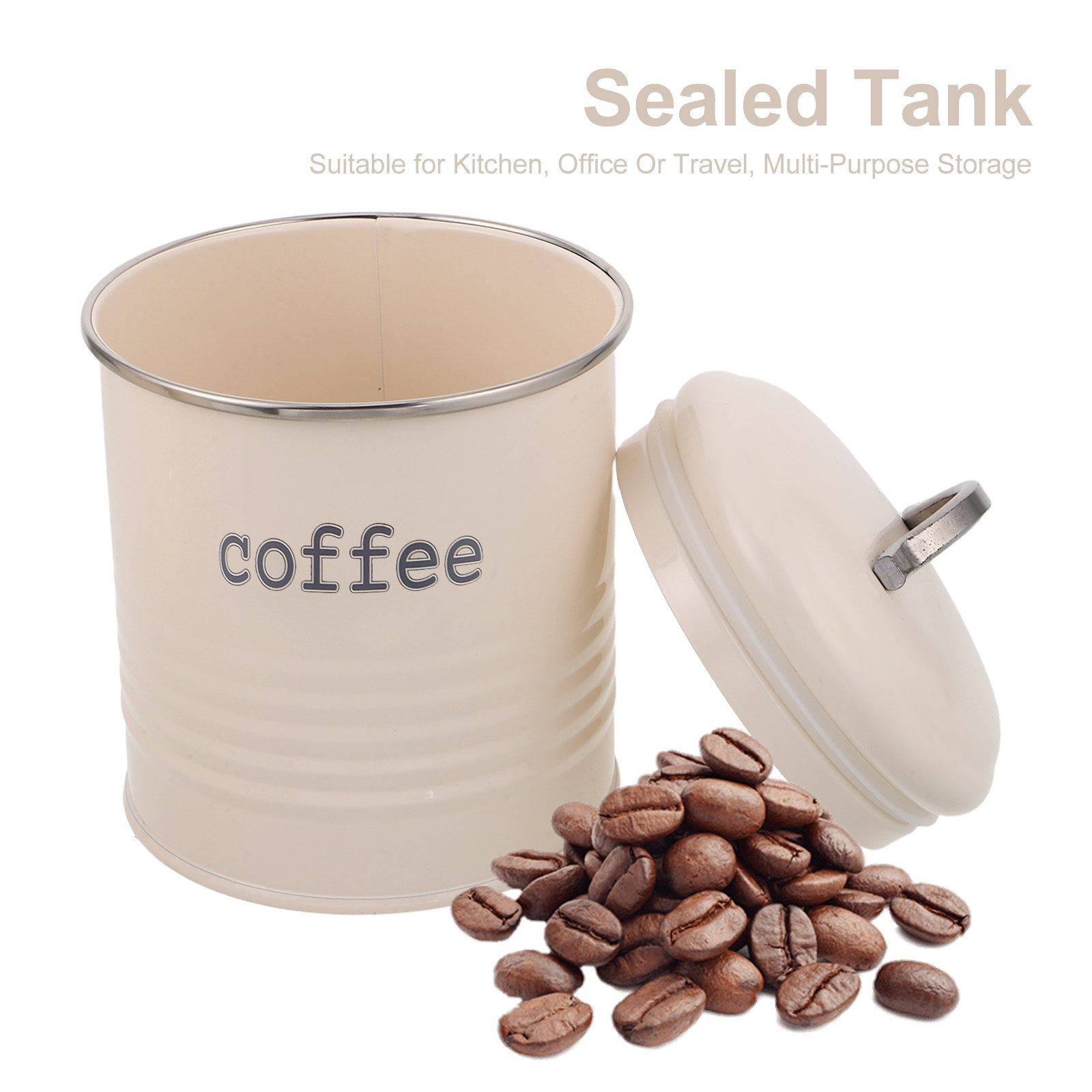 3Pcs Sealed Coffee Bean Contai - Coffee Tea Jars review and price